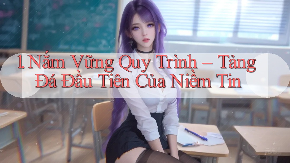 1. Nắm Vững Quy Trình – Tảng Đá Đầu Tiên Của Niềm Tin 1. Nắm Vững Quy Trình – Tảng Đá Đầu Tiên Của Niềm Tin