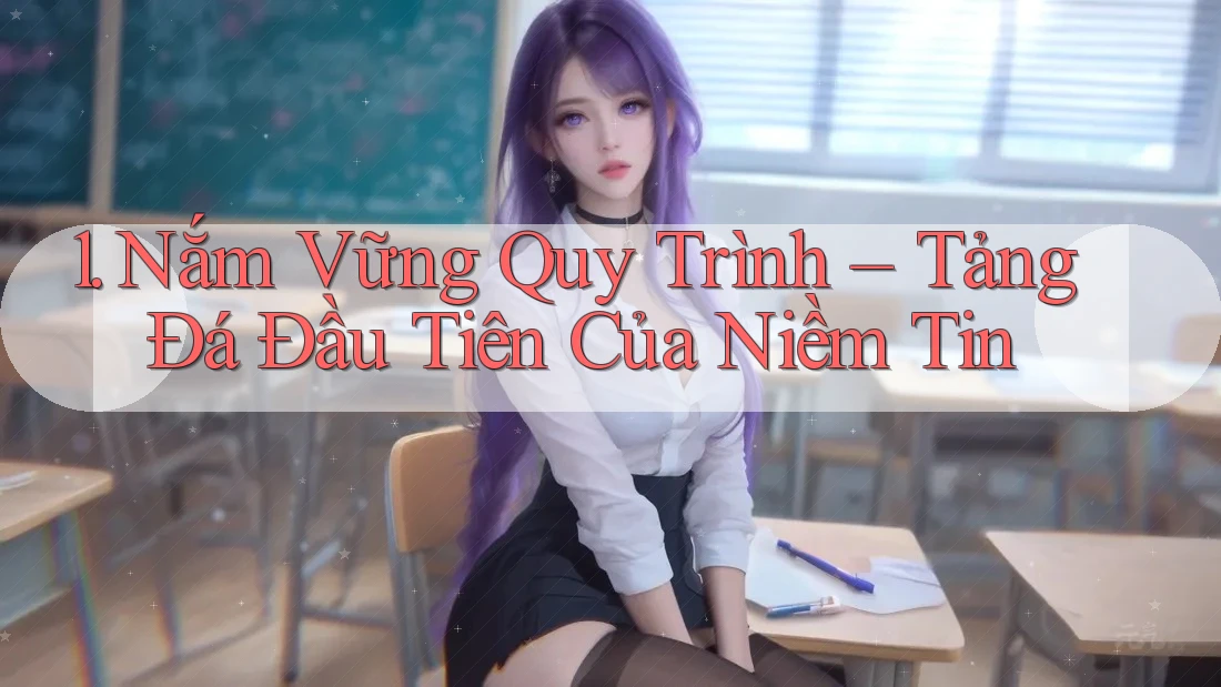 1. Nắm Vững Quy Trình – Tảng Đá Đầu Tiên Của Niềm Tin 1. Nắm Vững Quy Trình – Tảng Đá Đầu Tiên Của Niềm Tin