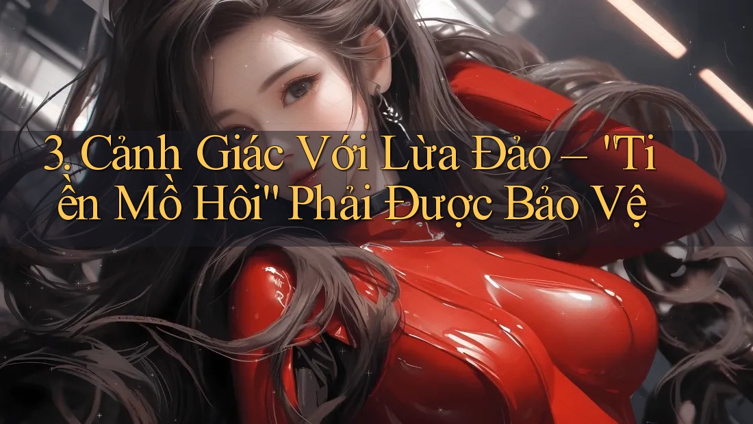 3. Cảnh Giác Với Lừa Đảo – “Tiền Mồ Hôi” Phải Được Bảo Vệ 3. Cảnh Giác Với Lừa Đảo – “Tiền Mồ Hôi” Phải Được Bảo Vệ