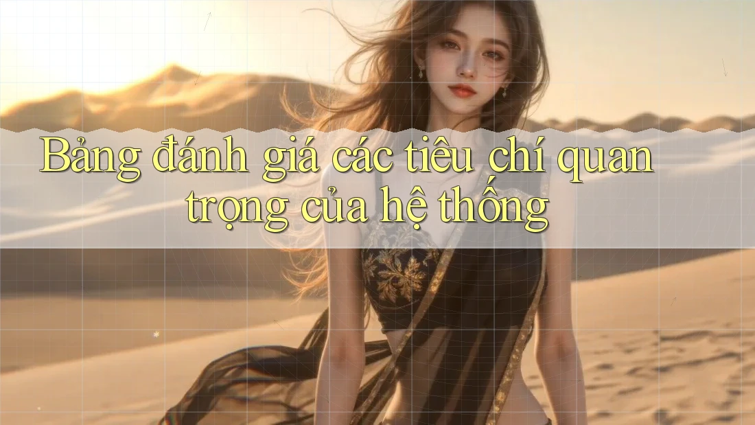 Bảng đánh giá các tiêu chí quan trọng của hệ thống Bảng đánh giá các tiêu chí quan trọng của hệ thống