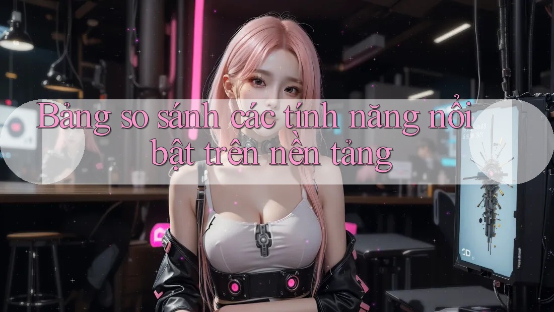 Bảng so sánh các tính năng nổi bật trên nền tảng Bảng so sánh các tính năng nổi bật trên nền tảng