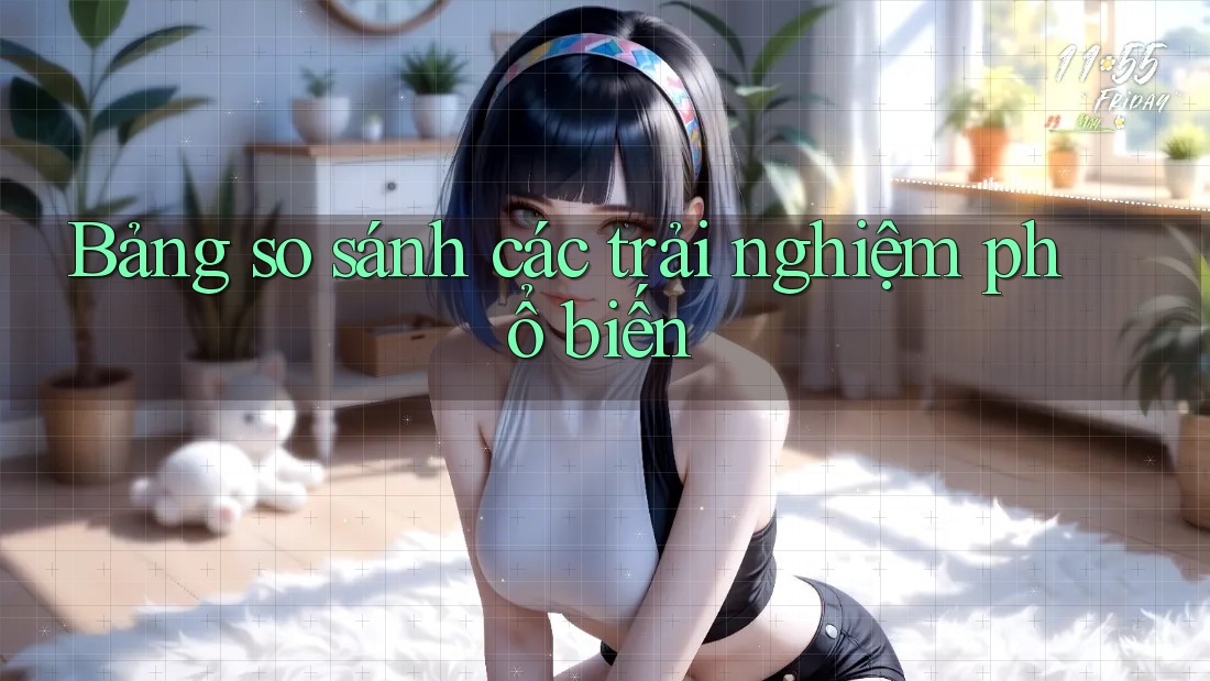 Bảng so sánh các trải nghiệm phổ biến Bảng so sánh các trải nghiệm phổ biến