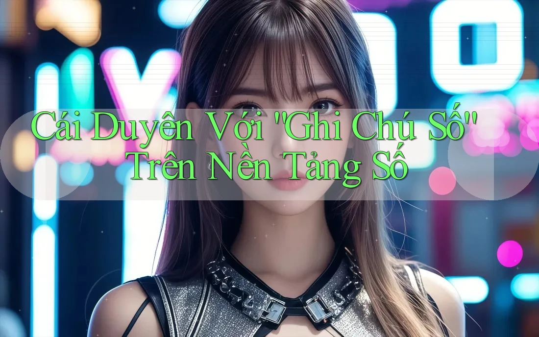 Cái Duyên Với “Ghi Chú Số” Trên Nền Tảng Số Cái Duyên Với “Ghi Chú Số” Trên Nền Tảng Số