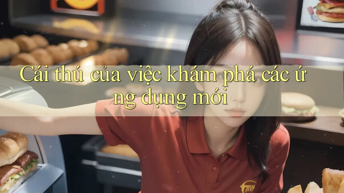 Cái thú của việc khám phá các ứng dụng mới