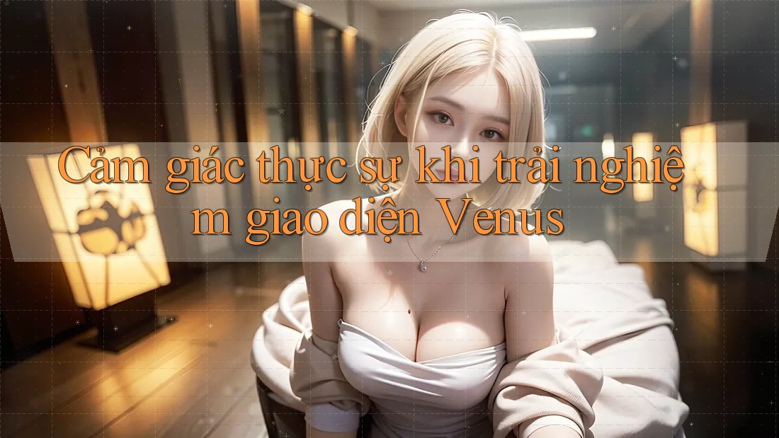 Cảm giác thực sự khi trải nghiệm giao diện Venus Cảm giác thực sự khi trải nghiệm giao diện Venus