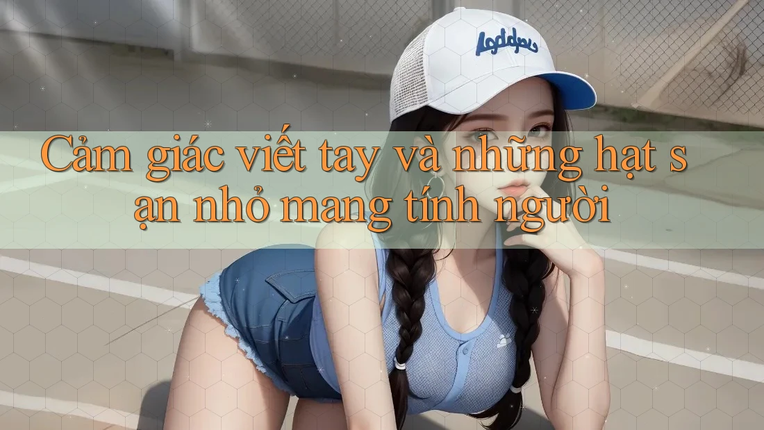 Cảm giác viết tay và những hạt sạn nhỏ mang tính người Cảm giác viết tay và những hạt sạn nhỏ mang tính người