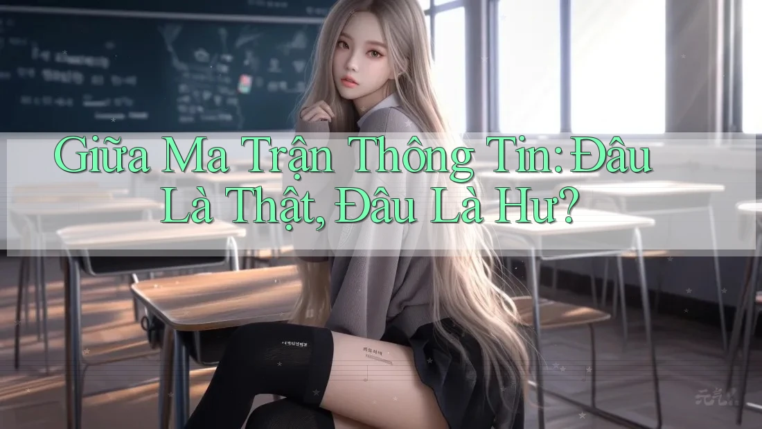 Giữa Ma Trận Thông Tin: Đâu Là Thật, Đâu Là Hư? Giữa Ma Trận Thông Tin: Đâu Là Thật, Đâu Là Hư?