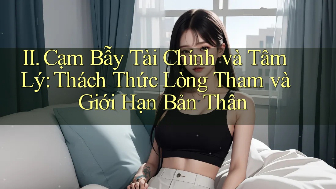 II. Cạm Bẫy Tài Chính và Tâm Lý: Thách Thức Lòng Tham và Giới Hạn Bản Thân II. Cạm Bẫy Tài Chính và Tâm Lý: Thách Thức Lòng Tham và Giới Hạn Bản Thân