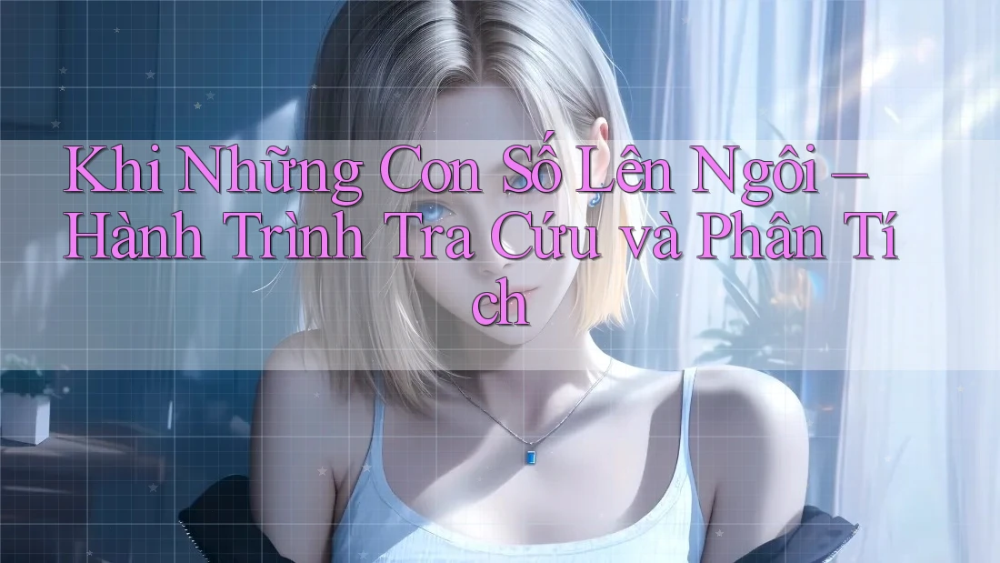 Khi Những Con Số Lên Ngôi – Hành Trình Tra Cứu và Phân Tích Khi Những Con Số Lên Ngôi – Hành Trình Tra Cứu và Phân Tích