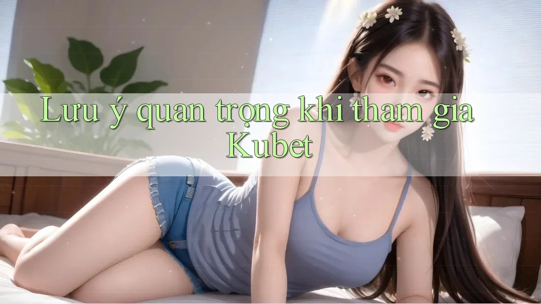 Lưu ý quan trọng khi tham gia Kubet