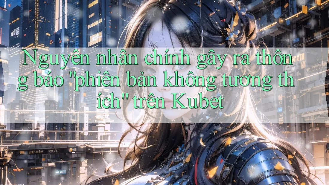 Nguyên nhân chính gây ra thông báo “phiên bản không tương thích” trên Kubet Nguyên nhân chính gây ra thông báo “phiên bản không tương thích” trên Kubet
