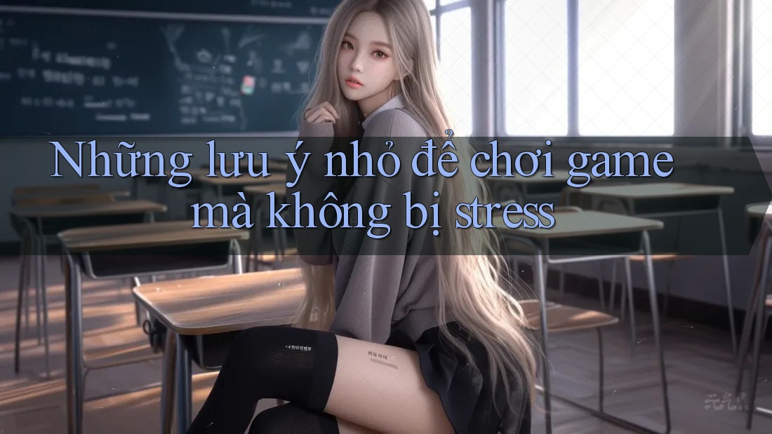 Những lưu ý nhỏ để chơi game mà không bị stress Những lưu ý nhỏ để chơi game mà không bị stress