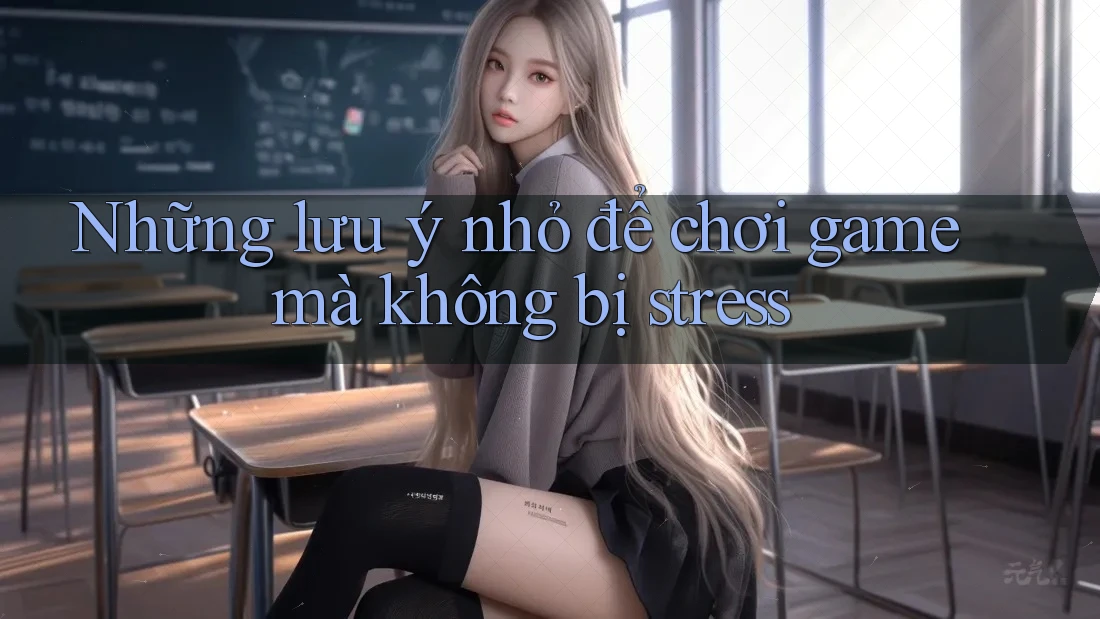 Những lưu ý nhỏ để chơi game mà không bị stress Những lưu ý nhỏ để chơi game mà không bị stress