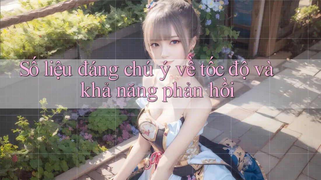 Số liệu đáng chú ý về tốc độ và khả năng phản hồi Số liệu đáng chú ý về tốc độ và khả năng phản hồi