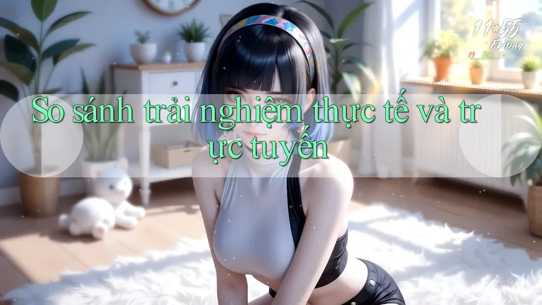 So sánh trải nghiệm thực tế và trực tuyến So sánh trải nghiệm thực tế và trực tuyến