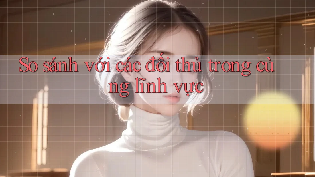 So sánh với các đối thủ trong cùng lĩnh vực So sánh với các đối thủ trong cùng lĩnh vực