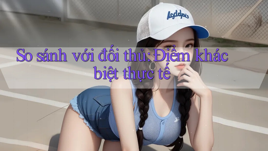 So sánh với đối thủ — điểm khác biệt thực tế So sánh với đối thủ — điểm khác biệt thực tế