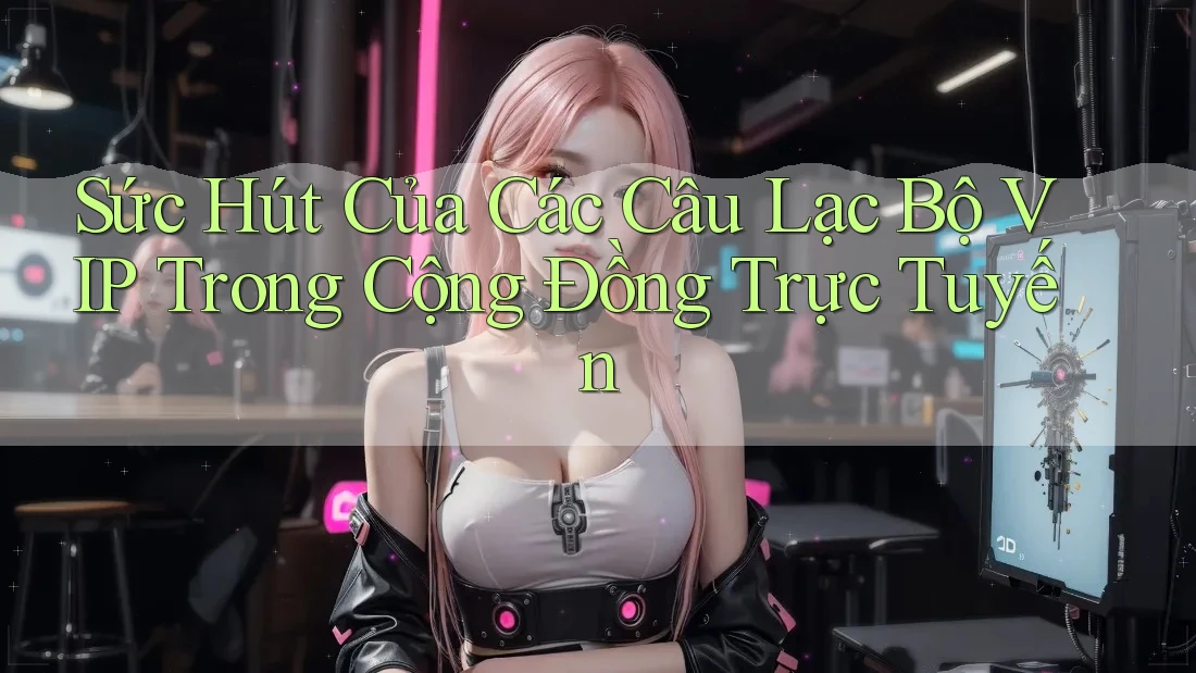 Sức Hút Của Các Câu Lạc Bộ VIP Trong Cộng Đồng Trực Tuyến Sức Hút Của Các Câu Lạc Bộ VIP Trong Cộng Đồng Trực Tuyến
