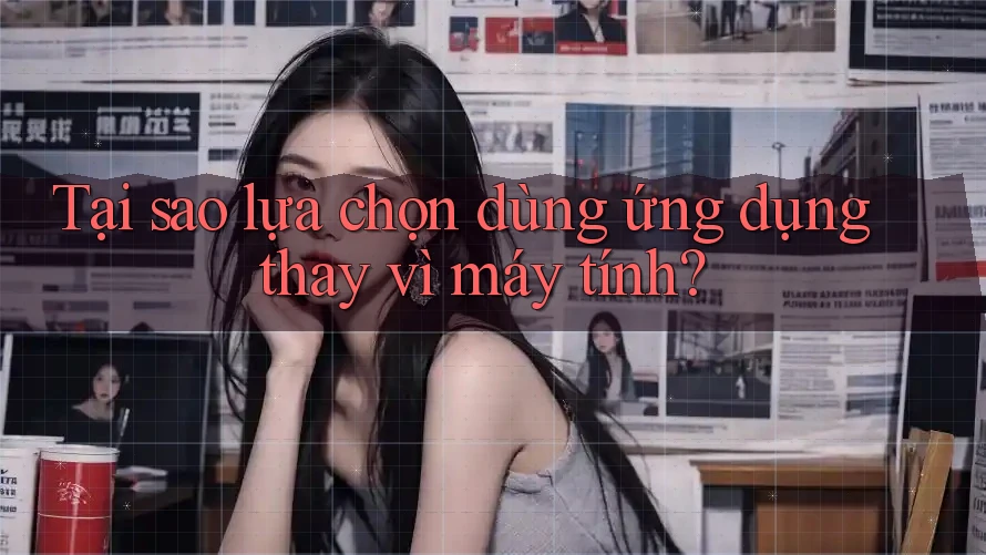 Tại sao lựa chọn dùng ứng dụng thay vì máy tính? Tại sao lựa chọn dùng ứng dụng thay vì máy tính?