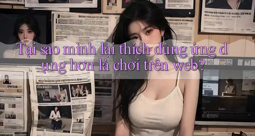 Tại sao mình lại thích dùng ứng dụng hơn là chơi trên web?