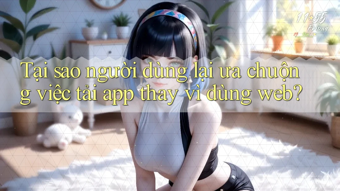 Tại sao người dùng lại ưa chuộng việc tải app thay vì dùng web? Tại sao người dùng lại ưa chuộng việc tải app thay vì dùng web?