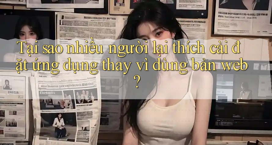Tại sao nhiều người lại thích cài đặt ứng dụng thay vì dùng bản web? Tại sao nhiều người lại thích cài đặt ứng dụng thay vì dùng bản web?