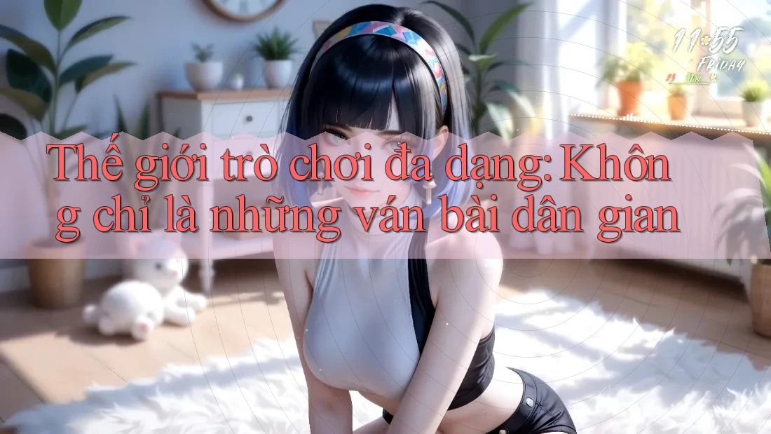 Thế giới trò chơi đa dạng: Không chỉ là những ván bài dân gian