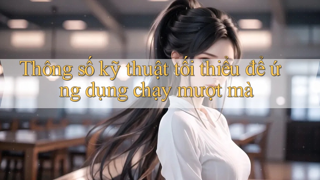 Thông số kỹ thuật tối thiểu để ứng dụng chạy mượt mà Thông số kỹ thuật tối thiểu để ứng dụng chạy mượt mà