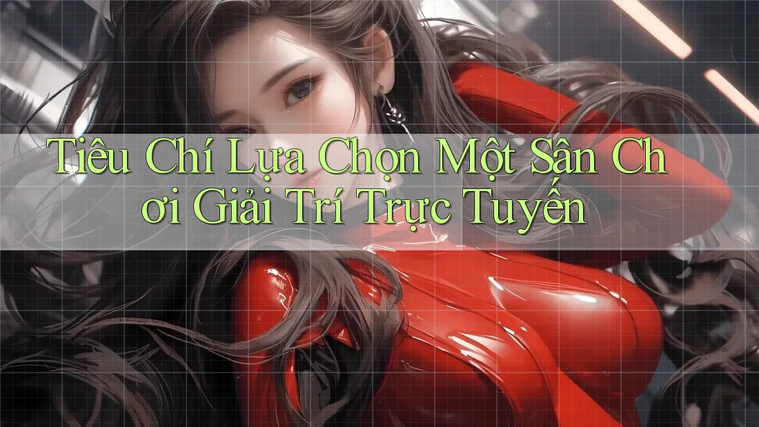 Tiêu Chí Lựa Chọn Một Sân Chơi Giải Trí Trực Tuyến Tiêu Chí Lựa Chọn Một Sân Chơi Giải Trí Trực Tuyến