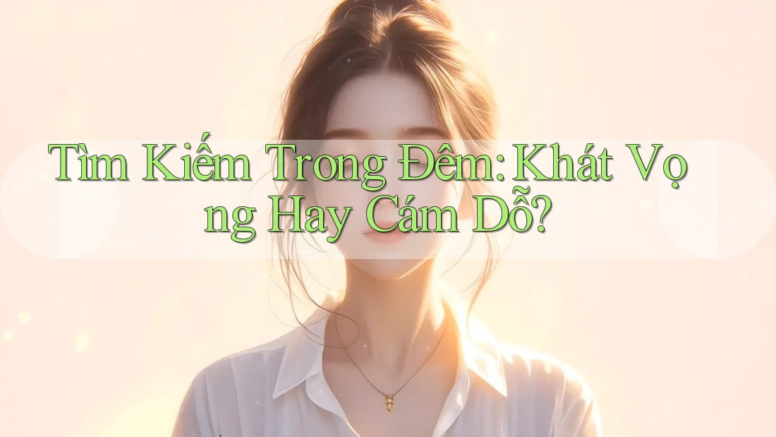 Tìm Kiếm Trong Đêm: Khát Vọng Hay Cám Dỗ? Tìm Kiếm Trong Đêm: Khát Vọng Hay Cám Dỗ?