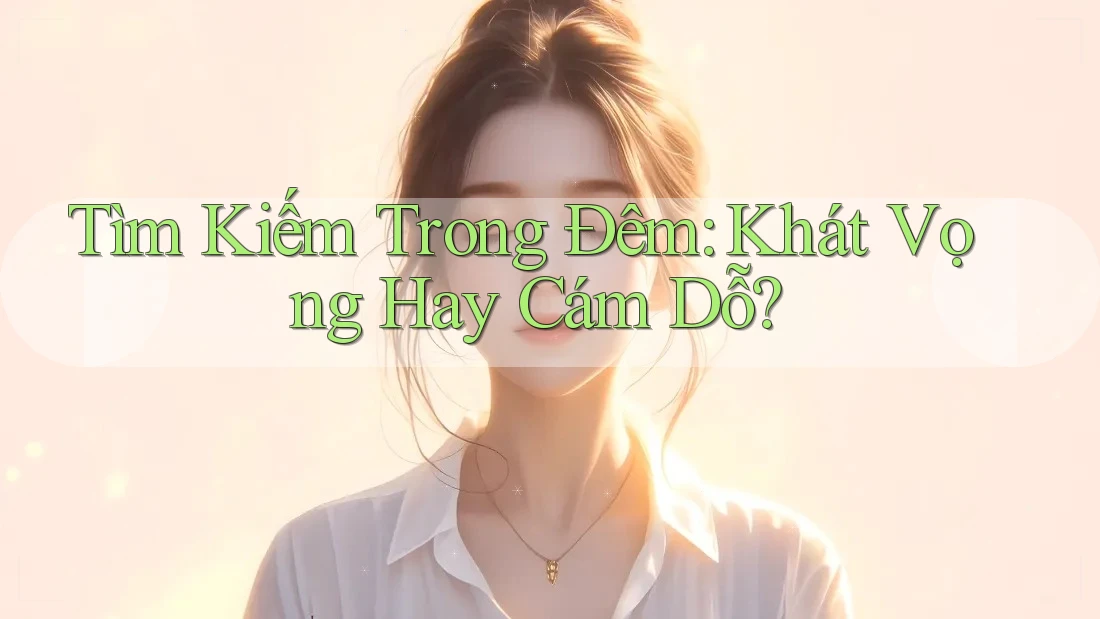Tìm Kiếm Trong Đêm: Khát Vọng Hay Cám Dỗ? Tìm Kiếm Trong Đêm: Khát Vọng Hay Cám Dỗ?