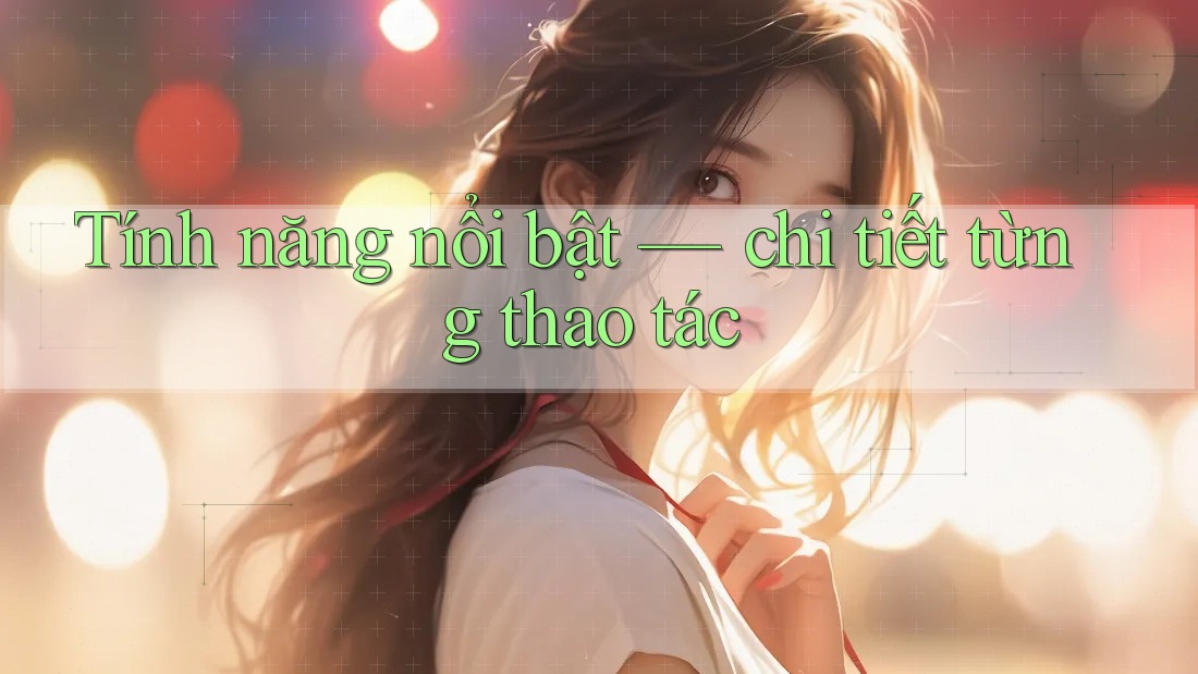 Tính năng nổi bật — chi tiết từng thao tác Tính năng nổi bật — chi tiết từng thao tác