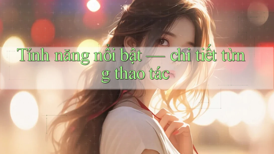 Tính năng nổi bật — chi tiết từng thao tác Tính năng nổi bật — chi tiết từng thao tác