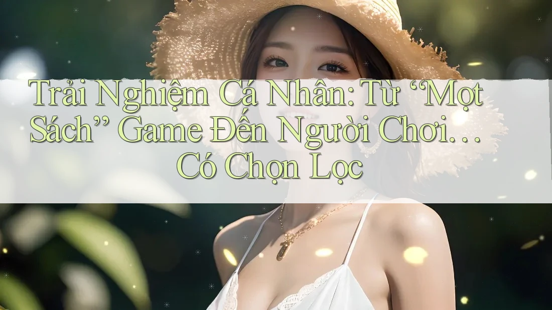 Trải Nghiệm Cá Nhân: Từ “Mọt Sách” Game Đến Người Chơi… Có Chọn Lọc Trải Nghiệm Cá Nhân: Từ “Mọt Sách” Game Đến Người Chơi… Có Chọn Lọc