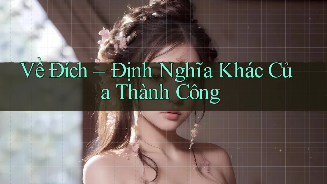 Về Đích – Định Nghĩa Khác Của Thành Công Về Đích – Định Nghĩa Khác Của Thành Công