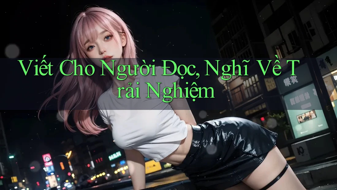 Viết Cho Người Đọc, Nghĩ Về Trải Nghiệm Viết Cho Người Đọc, Nghĩ Về Trải Nghiệm